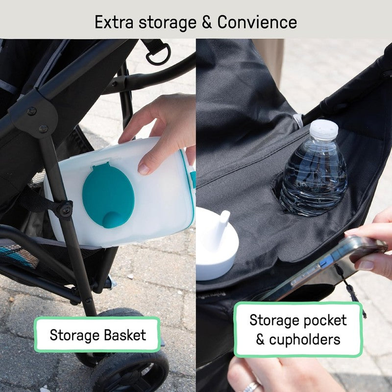 3D Mini Convenience Stroller – Lightweight Stroller with Compact Fold, Multi-Pos4