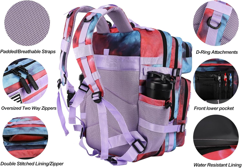 Military 45L Tactical Backpack MOLLE 3 Day Assault Pack Rucksack Bag4