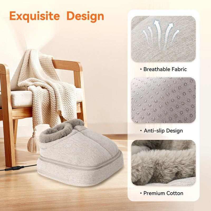 3 in 1 Shiatsu Foot Warmer Back Kneading Massager Pain Relief Gift4