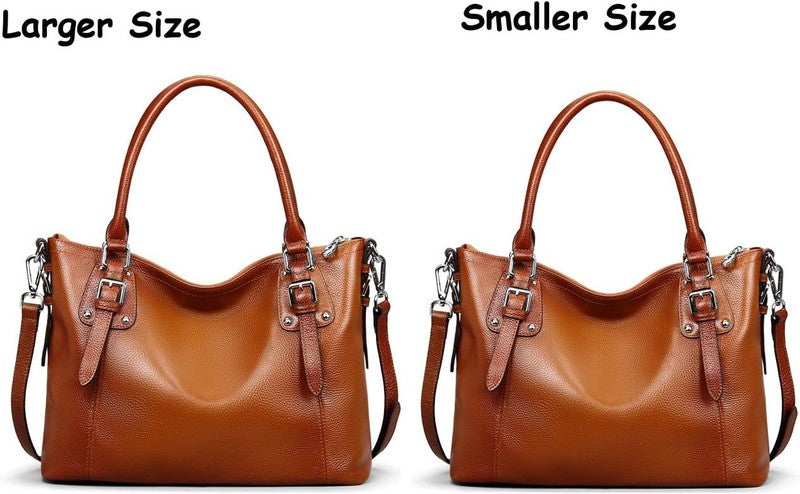 Genuine Leather Purses and Handbags for Women Tote Shoulder Bag Satchel Purse To4