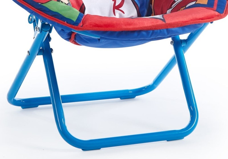 Red Polyester Toddler Armless Saucer Chair, Includes One Piece 19"- Inch3