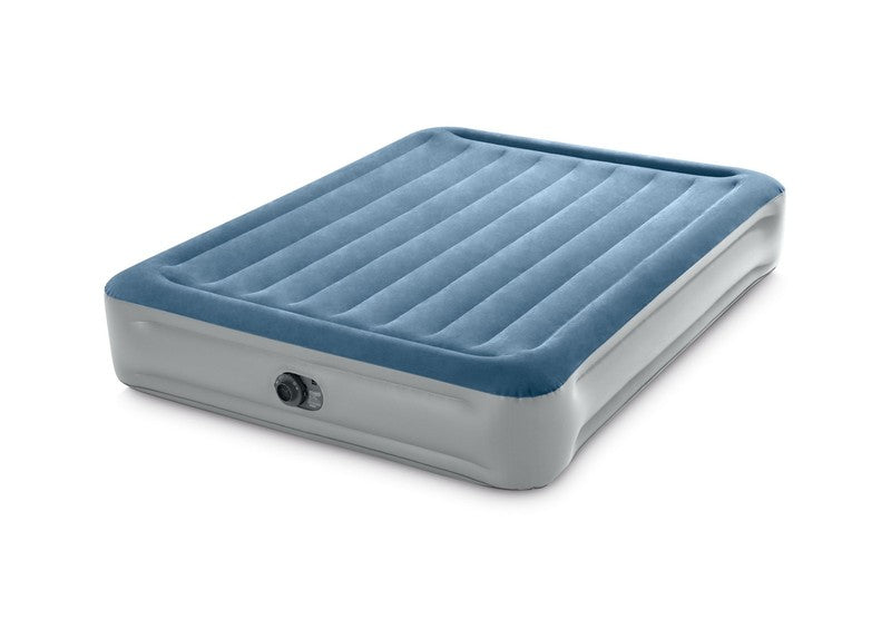 15" Queen Dura Beam Deluxe Airbed Mattress w/ Built In Pump Essential Rest0