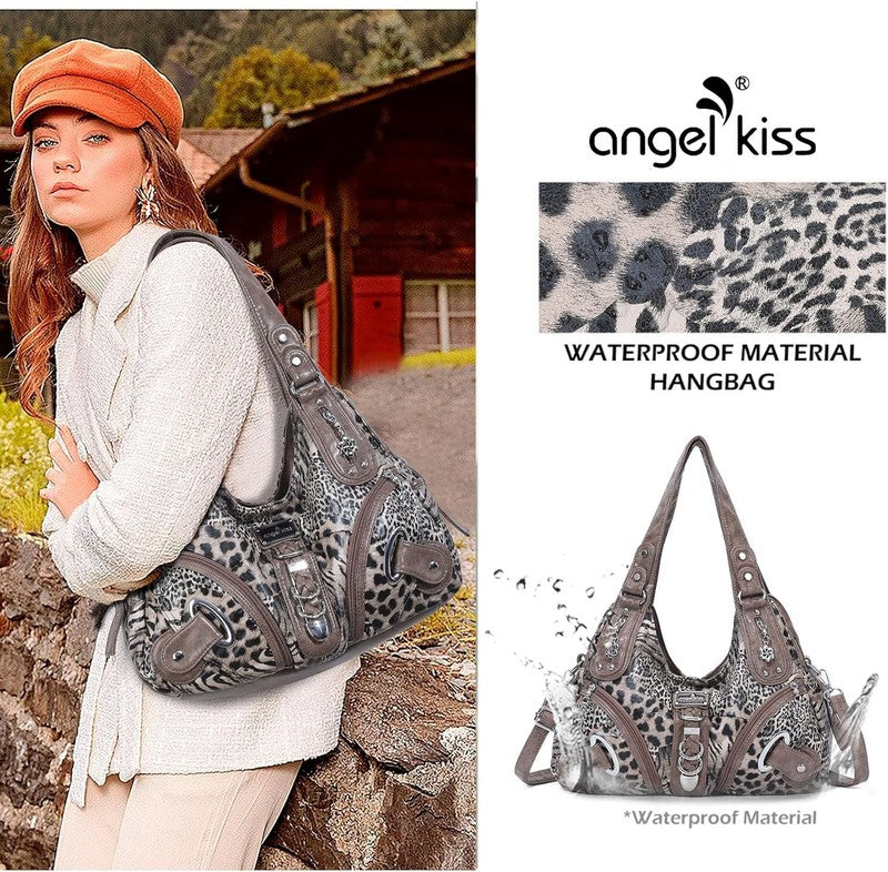 Angelkiss Women’s Large Hobo Satchel Shoulder Handbag Purse2