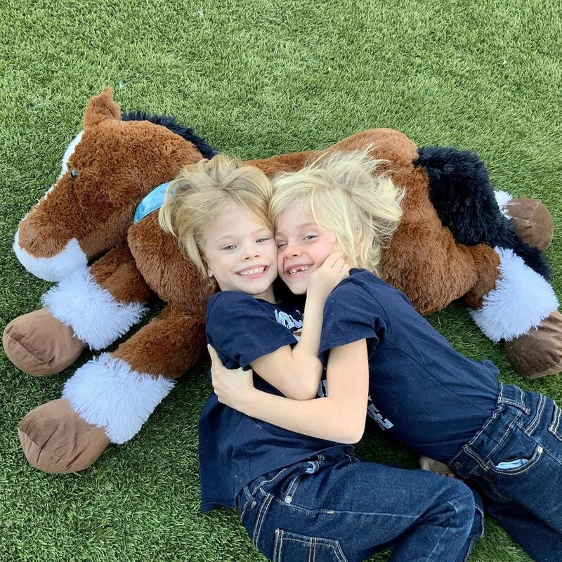 47" Giant Horse Stuffed Animal Large Stuffed Horse Plush Toy5