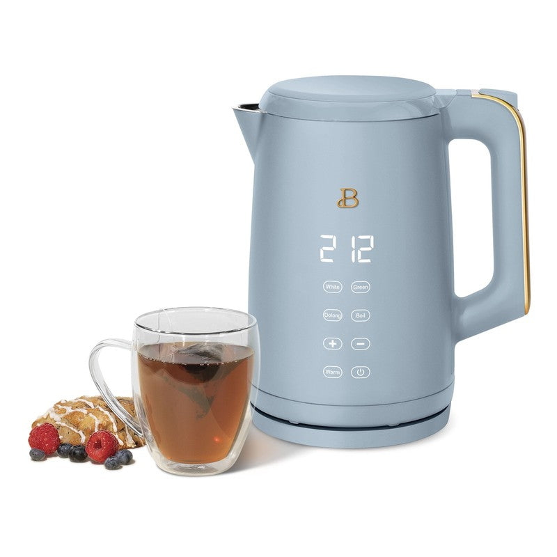 1.7L Electric Kettle 1500W Cornflower Blue by Drew Barrymore, One-Touch4