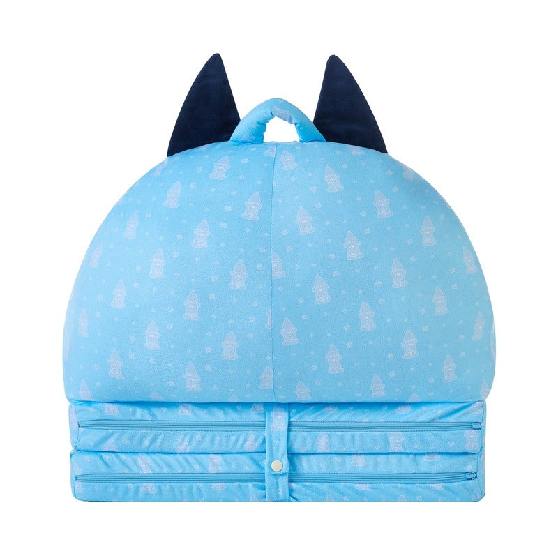 Toddler Bluey 2 In 1 Polyester Flip Out Chair Blue for Kids5