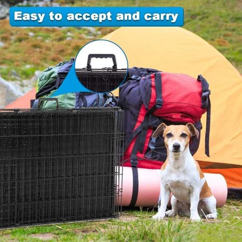 Large 36" Pet Cage with Plastic Tray and Handle3