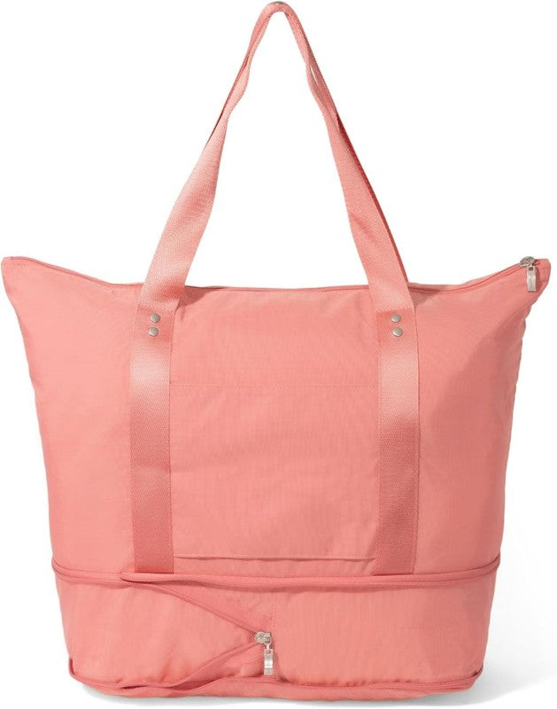 Carryall Expandable Lightweight Travel Tote 22" Packable Folding Compact Nylon W10