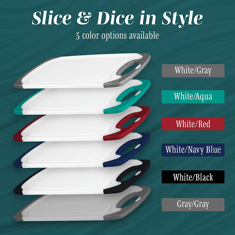 Cutting Boards for Kitchen - Bpa-Free Chopping Board - Different Sizes & Non Sli5