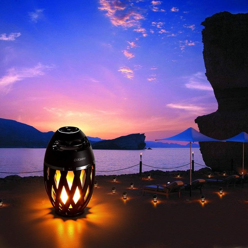Outdoor Bluetooth Speaker with Torch, Waterproof, BT5.0, HD Audio, Bass Gift6