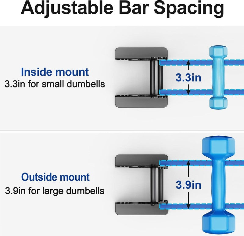 4 Tier Dumbbell Rack Stand Home Gym Weight Holder 400LB Heavy Duty Rack Only4