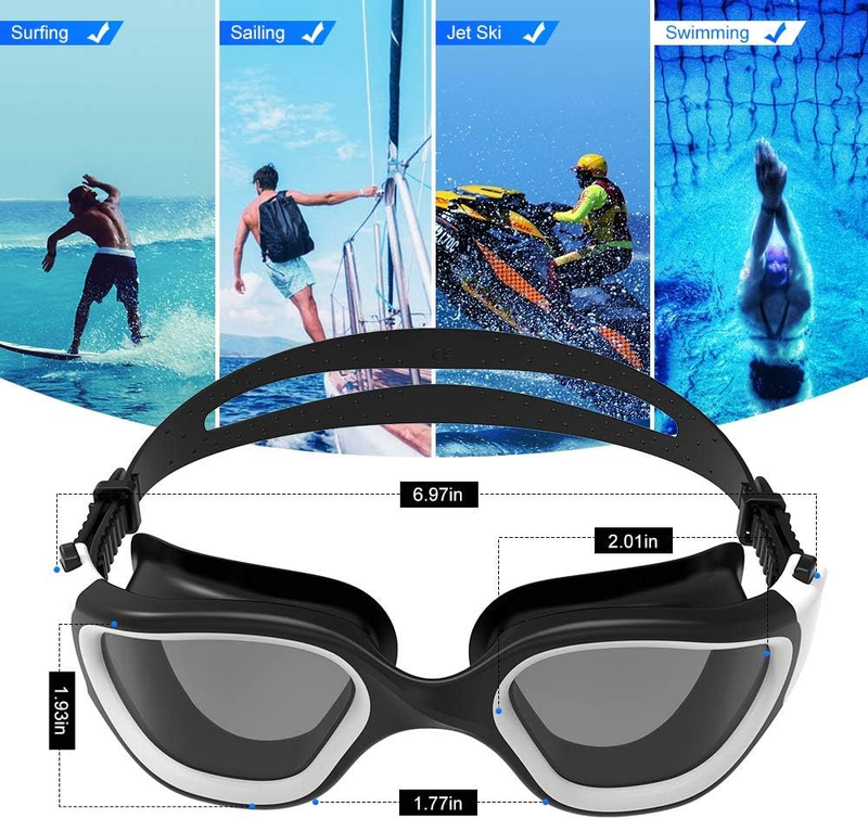 Swim Goggles, Upgraded G1 Polarized Swimming Goggles Anti-Fog for Adult unisex7
