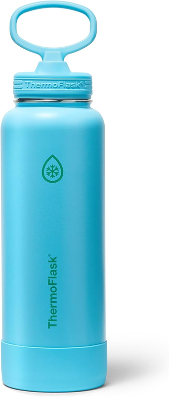 40oz Insulated Water Bottle Stainless Steel Spout Lid Leakproof Hot Cold Travel7