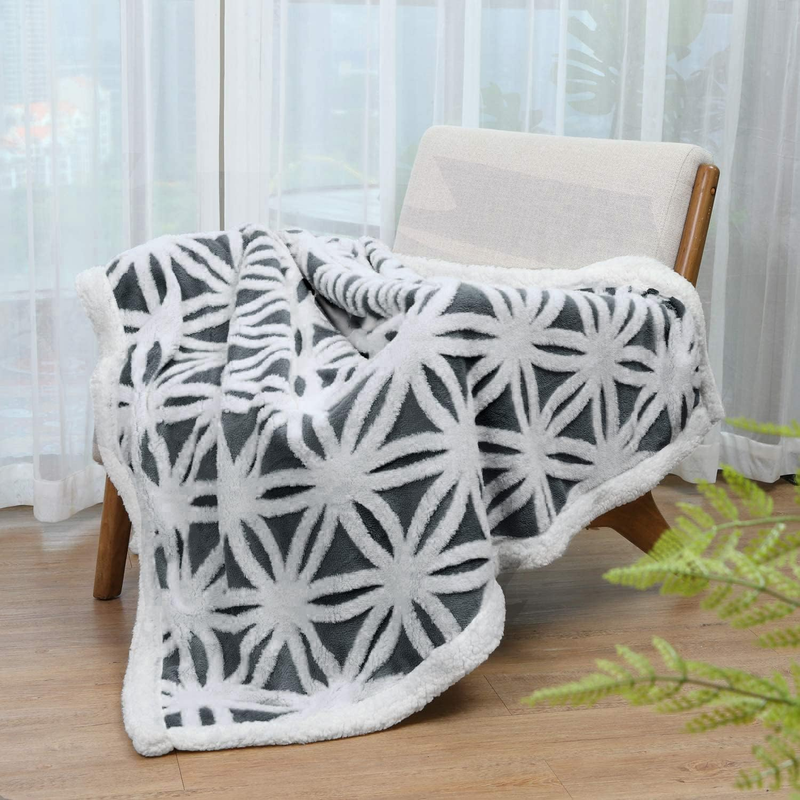 Sherpa Fleece Blanket Fuzzy Soft Throw Blanket Dual Sided Blanket for Couch Sofa1