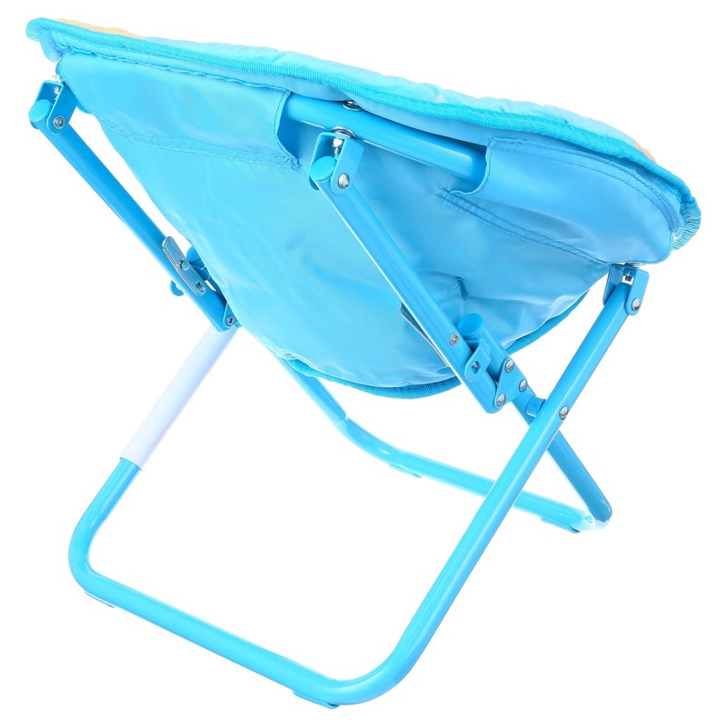 Round Foldable Saucer Chair, Blue3