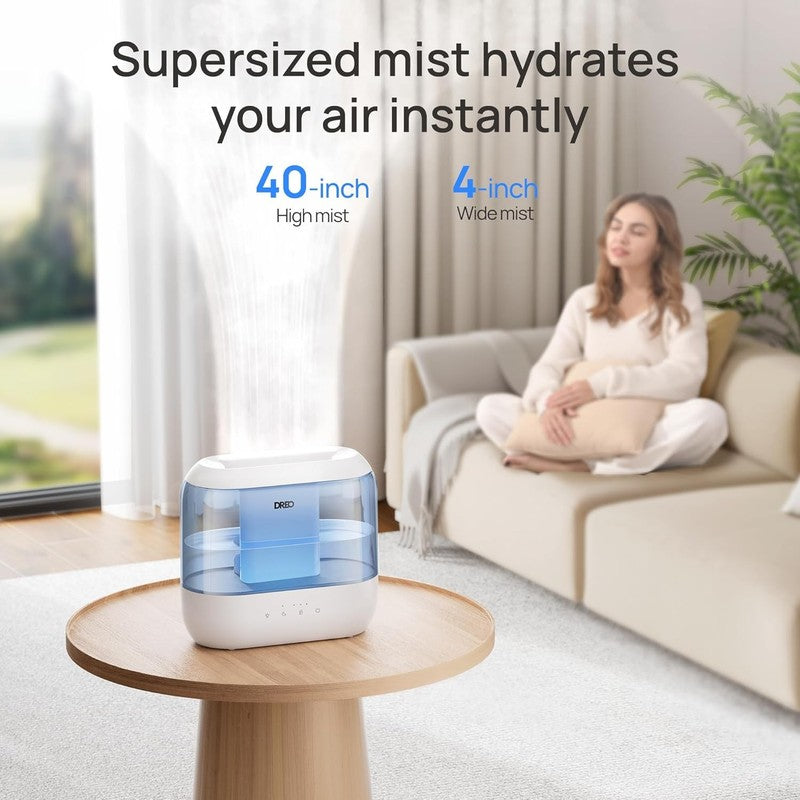 Humidifier 4L Top Fill Cool Mist w/ Diffuser Nightlight for Home Baby Room2
