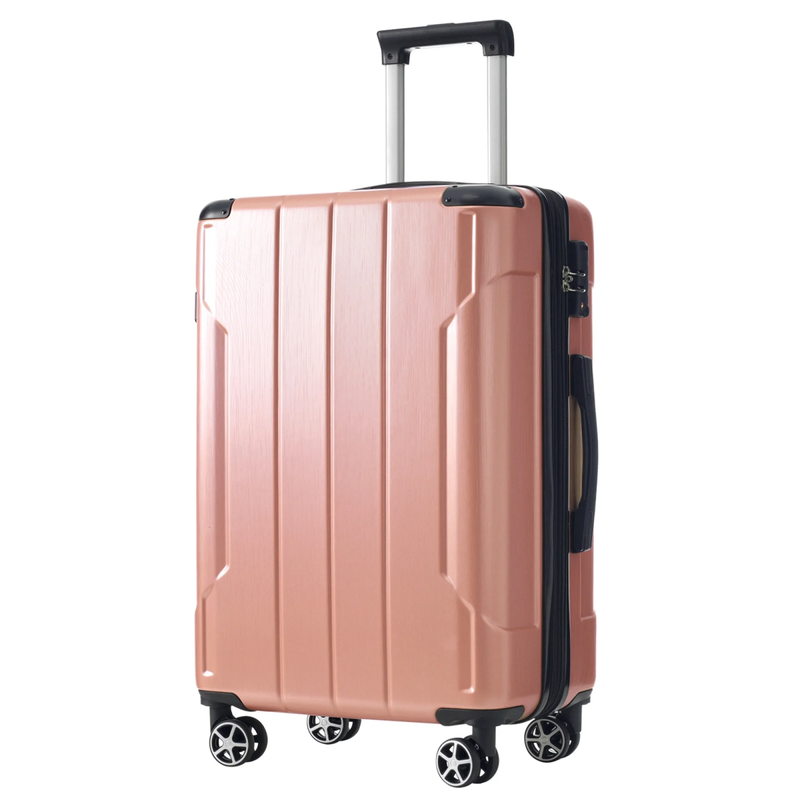 Carry on Luggage 24 Inch, ABS+PC Lightweight 65L Capacity Hardshell Suitcase wit9
