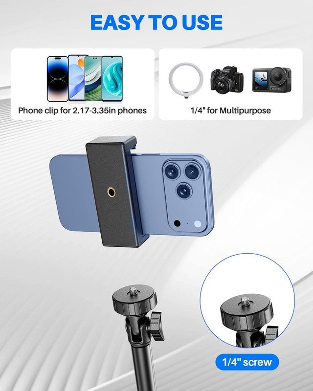 67'' Phone Tripod Selfie Stick w Remote Extendable Stand4