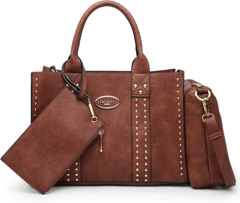 3Pc Women’s Handbag Set Tote Satchel Shoulder Top Handle Purse Wallet9