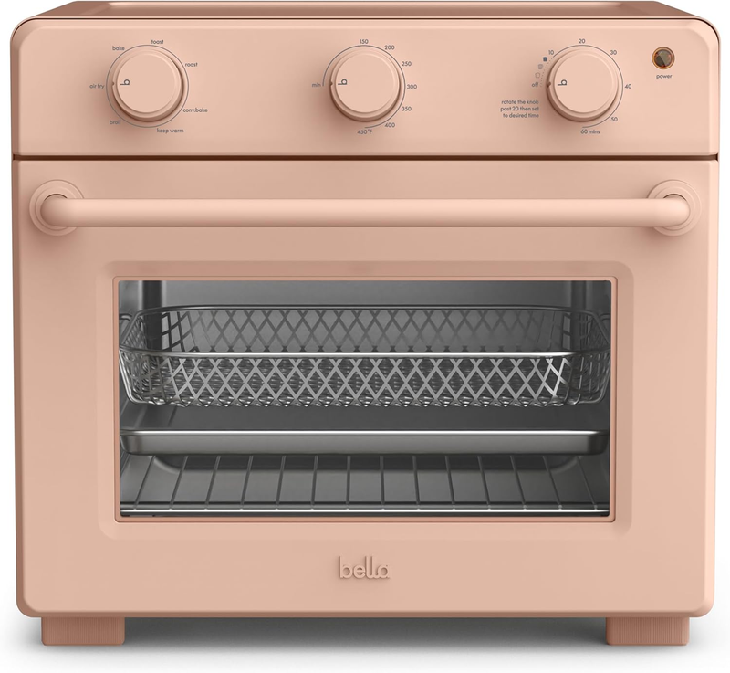 Air Fry Toaster Oven 1700W 7 Presets Dishwasher Safe Trays Blossom8