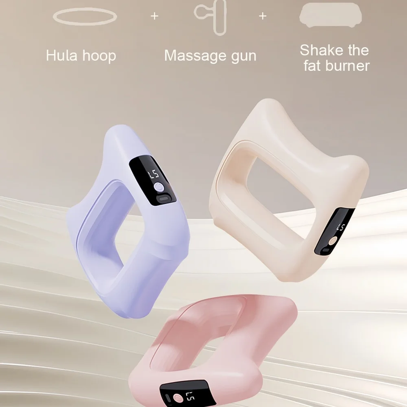 Fascia Ring Vibration Massager with Belt for Relaxation, White5