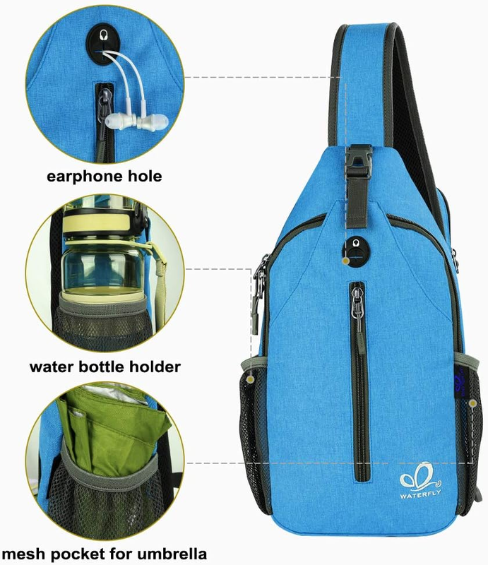 Crossbody Sling Backpack Travel Hiking Chest Bag Daypack for Men Women1