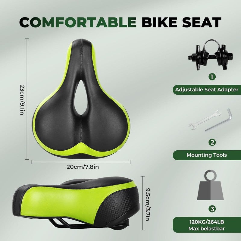 Memory Foam Bike Seat Cushion Men Women Waterproof Saddle for Road Hybrid Bike2