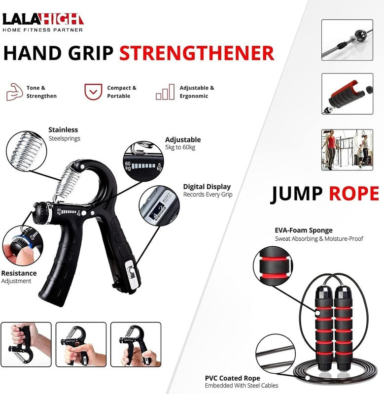 36-in-1 Push Up Board w/ Ab Roller & Resistance Bands Foldable Home Gym7