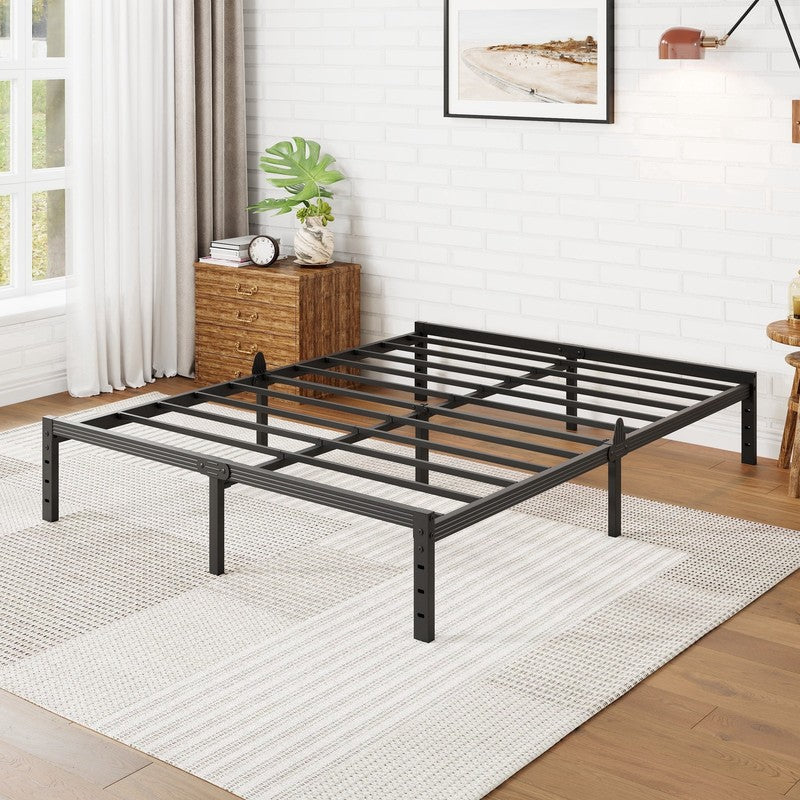 12” Queen Metal Platform Bed Frame Heavy Duty Mattress Foundation, No Box Spring9