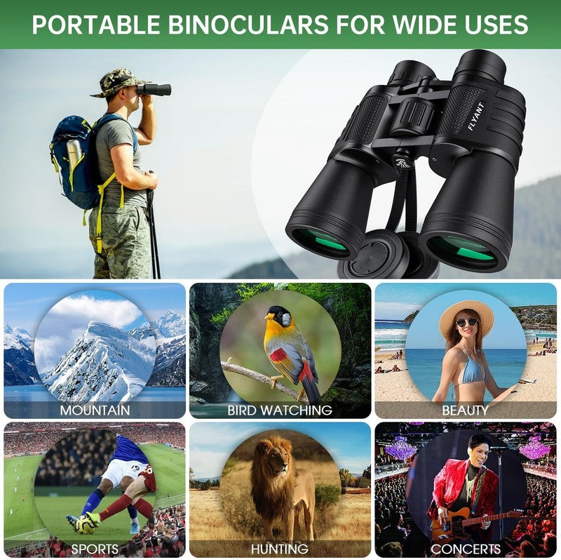 High-Powered 20X50 Waterproof Binoculars for Bird Watching & Travel5