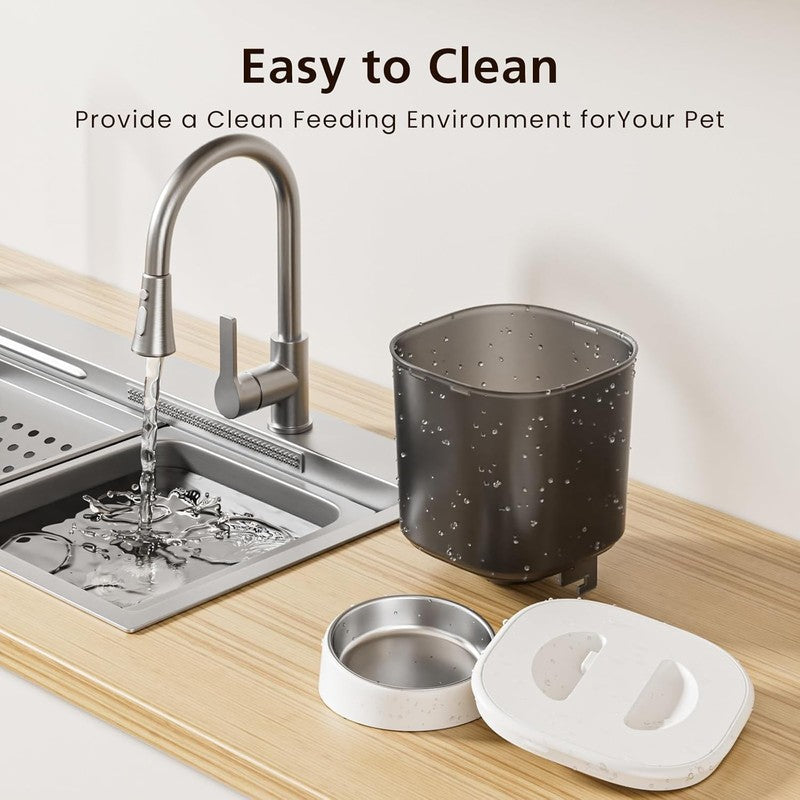 Automatic Cat Feeder with Camera, 4L Wifi Smart Pet Feeder with APP Control, 1087
