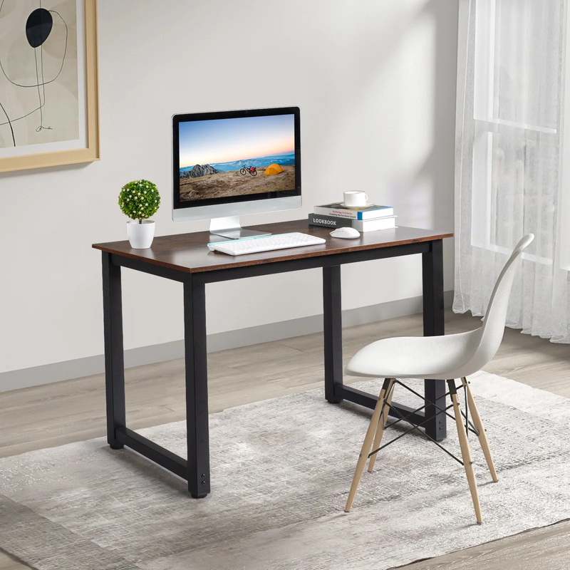 43.3in Wood Computer Desk Laptop Study Table Workstation Home Office4