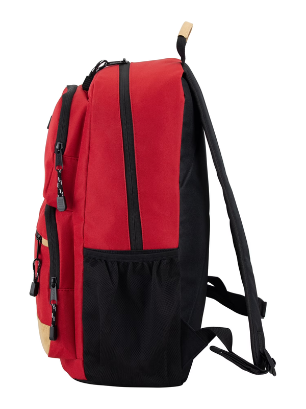 Unisex Aurora Core 17" Backpack Laptop School Bag Crimson Red4