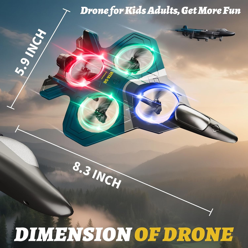 RC Foam Airplane Fighter Jet Remote Control Plane 360° Flip Kids Adults7