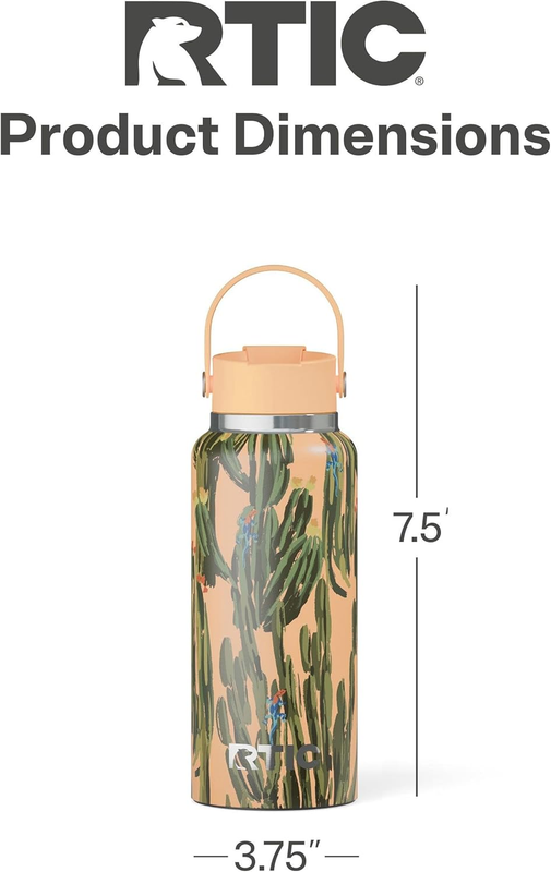 32oz Outback Insulated Water Bottle Ceramic Lined Stainless Steel Leak Proof BPA3