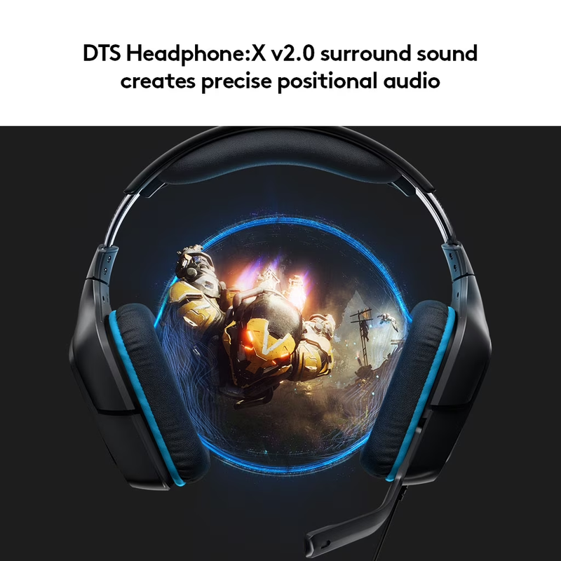 Gaming Headset PC PS5 Xbox Series X/S One Switch Mac Wired RGB Noise Mic2