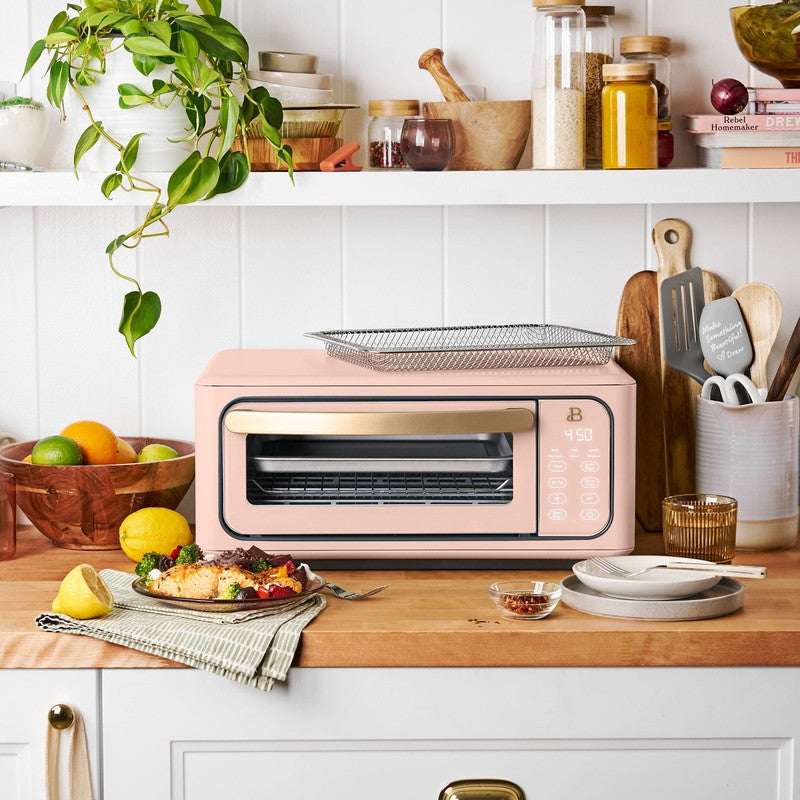 Drew Barrymore Infrared Air Fryer Toaster Oven 9-Slice 1800W Rose2
