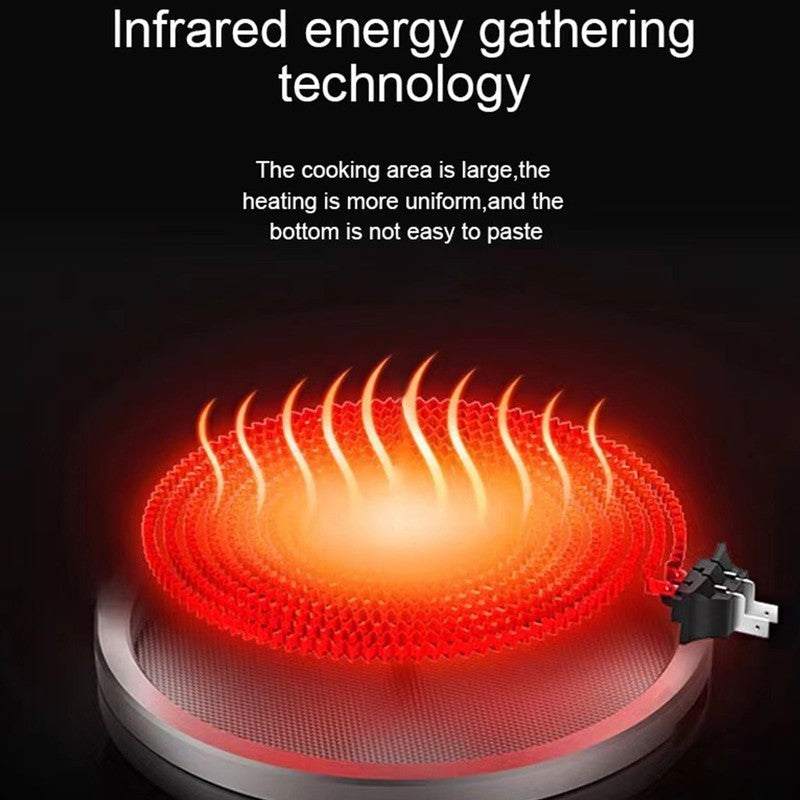 3500W Electric Hot Plate Ceramic Induction Cooktop Portable Stove 110V10