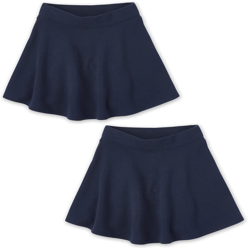 Girls' Active French Terry Skirt 2 Pack9