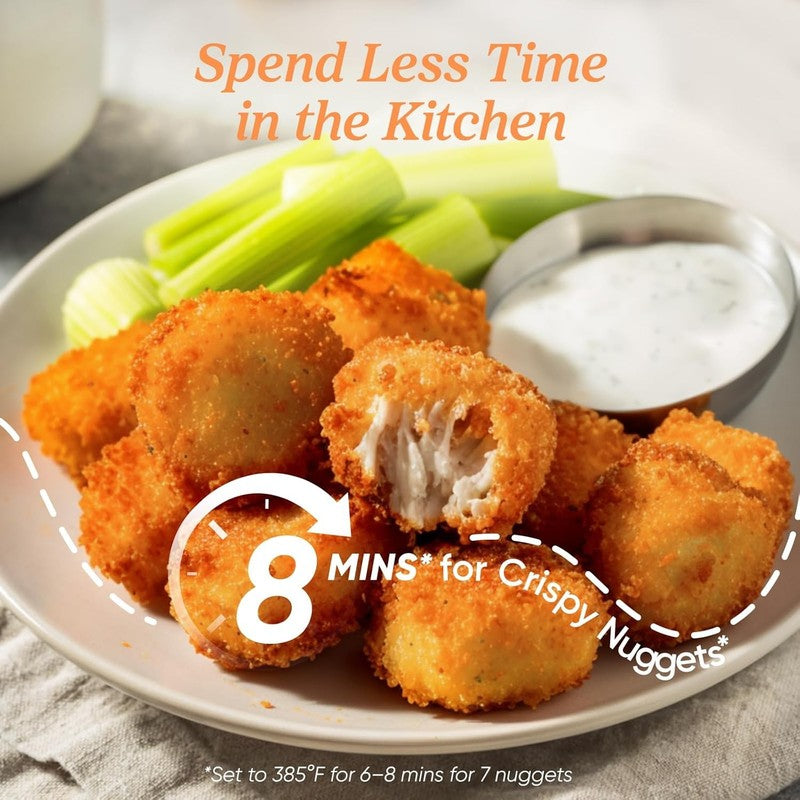 2.1 Qt Mini Air Fryer 4 in 1 Small Airfryer Nonstick Basket 97% Less Oil4