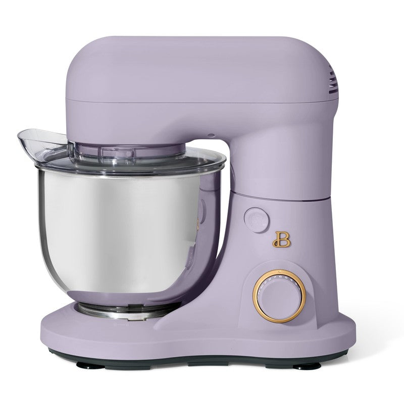 3.5 Qt Stand Mixer Lavender w/ Flat Beater Dough Hook & Wire Whisk0