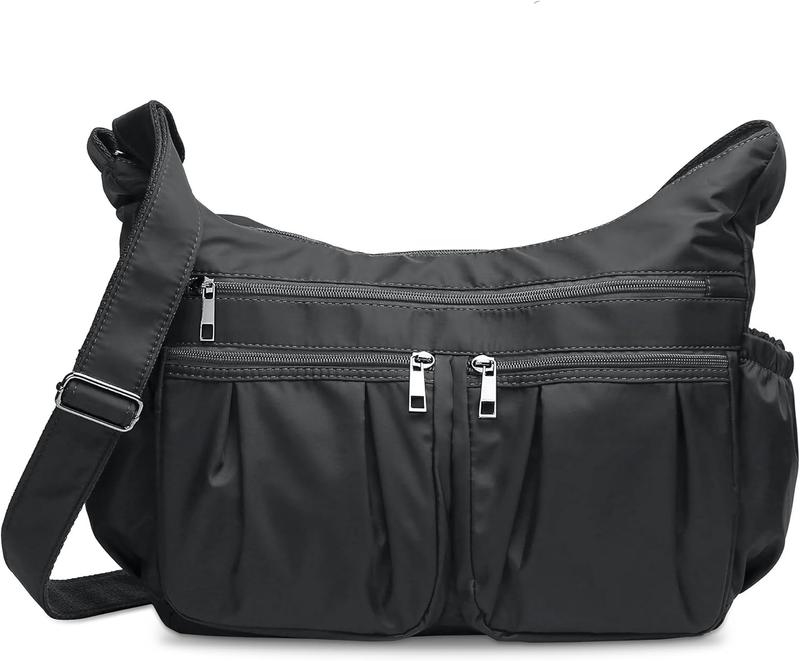 Women Crossbody Bag Waterproof Nylon Lightweight Shoulder Travel Handbag Purse7
