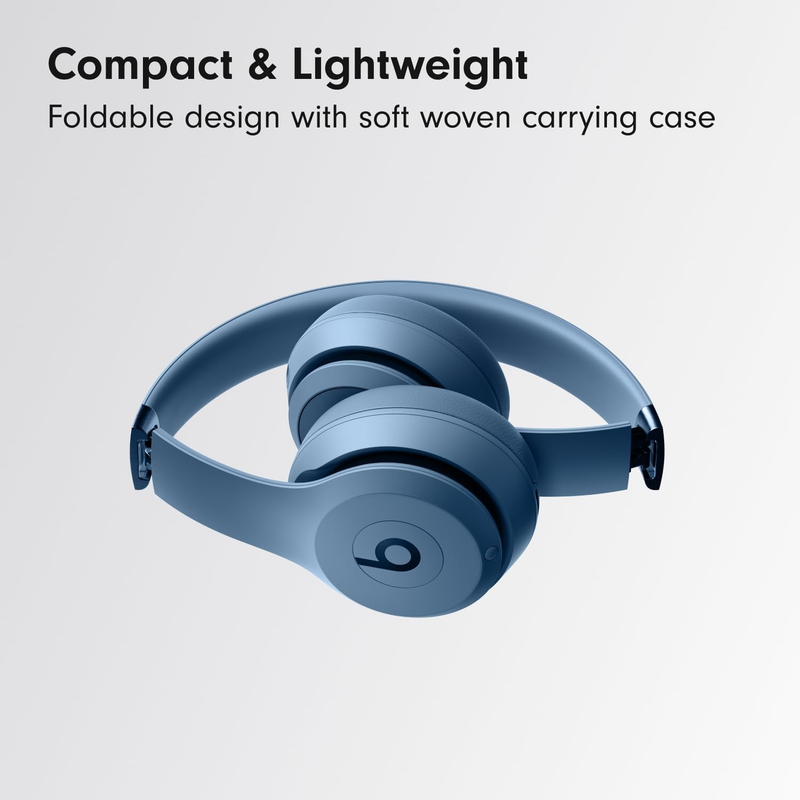 Solo 4 Wireless On-Ear Bluetooth Headphones 50Hr Battery Slate Blue5