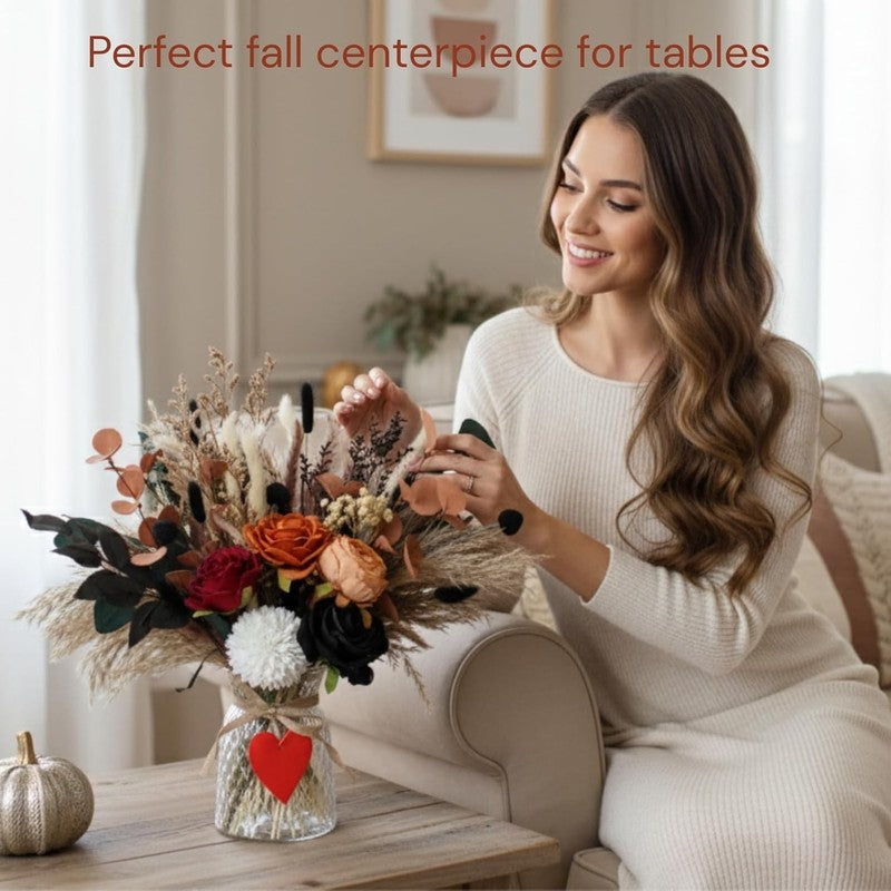 Thanksgiving Fall Centerpiece Table Decor for Home Dining Coffee Table1
