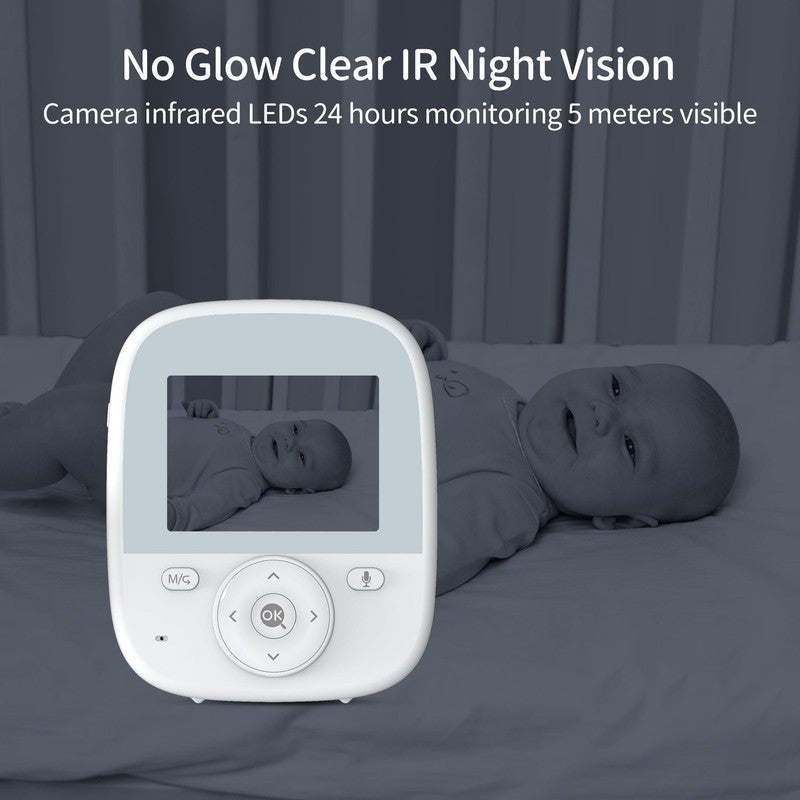 AI Smart 2.8 Video Baby Monitor  Camera & Audio with Cry Detection Night Vision6