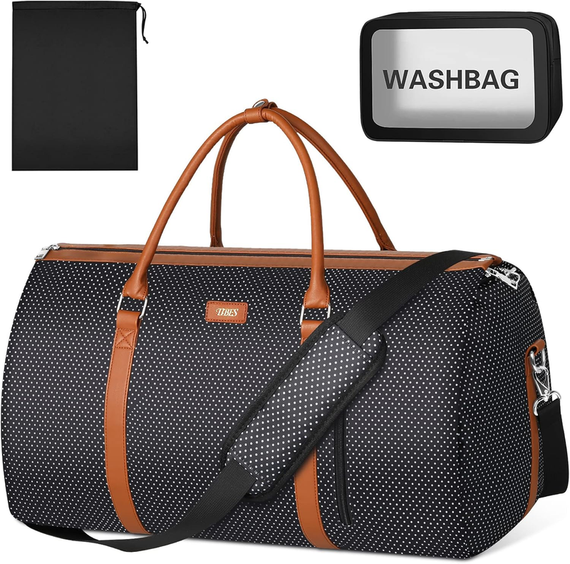 2in1 Garment Duffle Bag 3Pc Set Hanging Suit Travel Carry On9