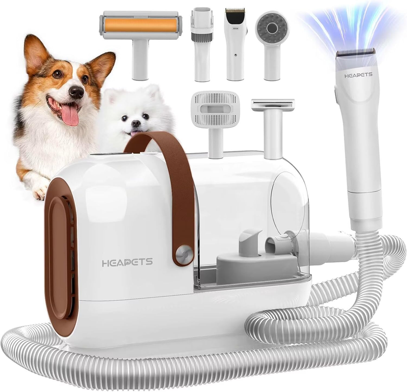 Pet Grooming Vacuum Kit   3L Low Noise Clipper & 7 Tools for Shedding8