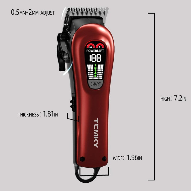 Professional Hair Clippers for Men | Corded & Cordless Barber Trimmer Kit6