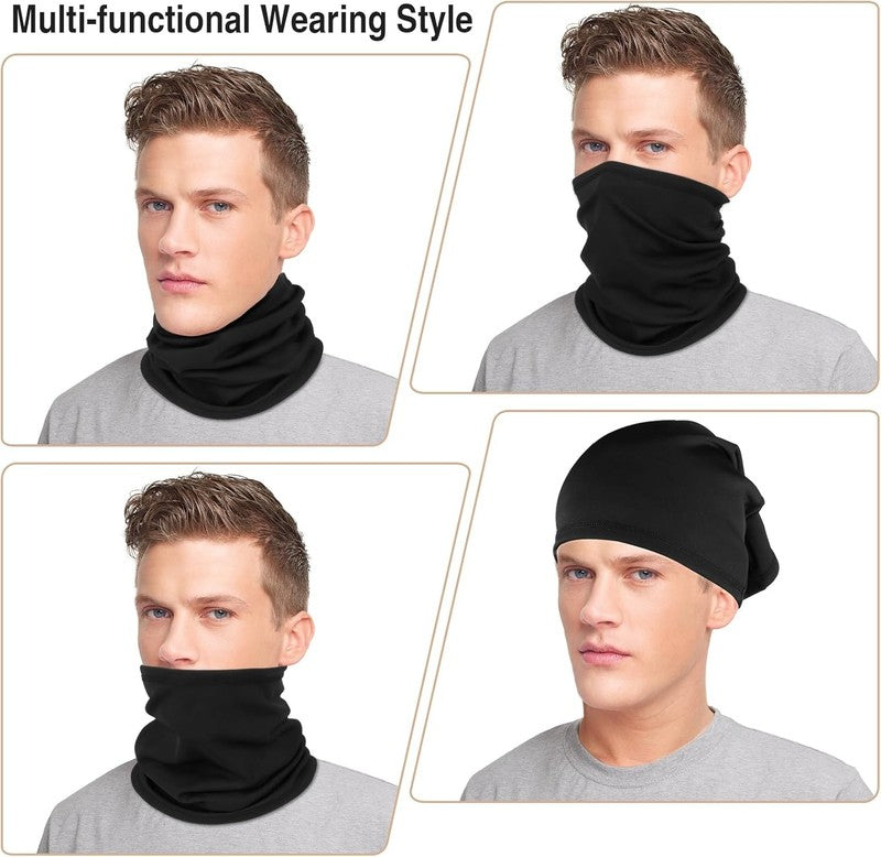2 Pack Winter Neck Gaiter Warmer for Men&Women,Windproof Face Cover Fleece Face 5
