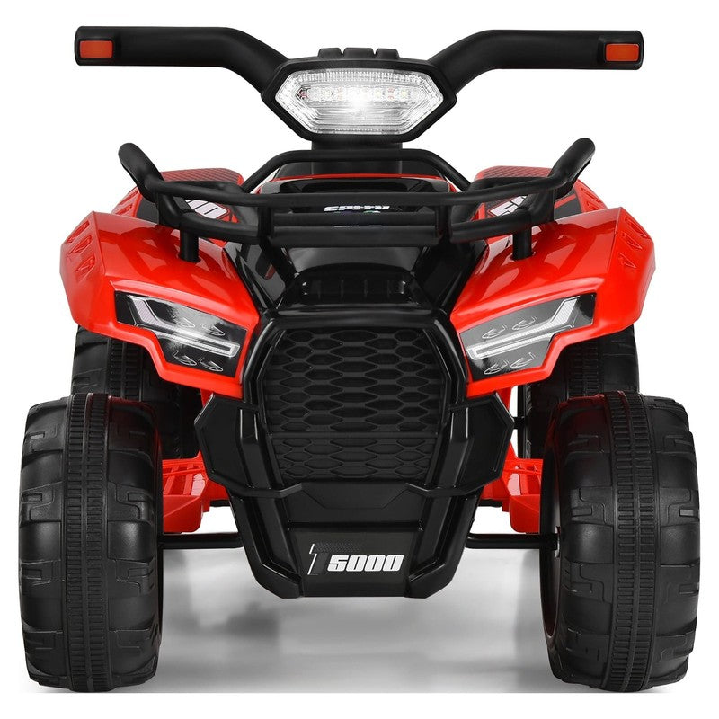 6V Kids ATV Quad Electric Ride on Car Toy Toddler with LED Light MP3 Red9